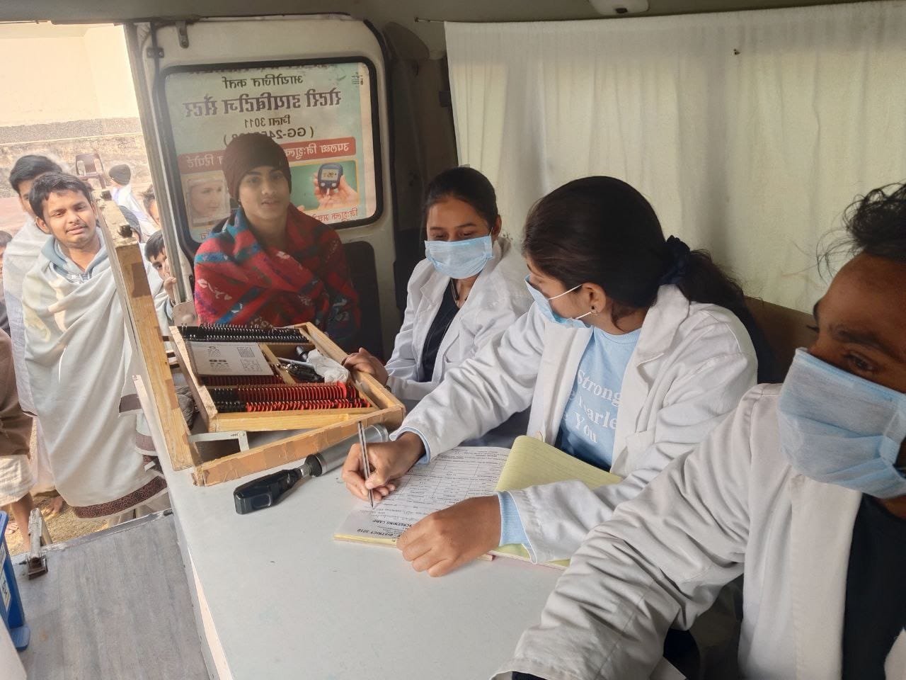 Medical Camps for Gurukulam Students and the General Public
